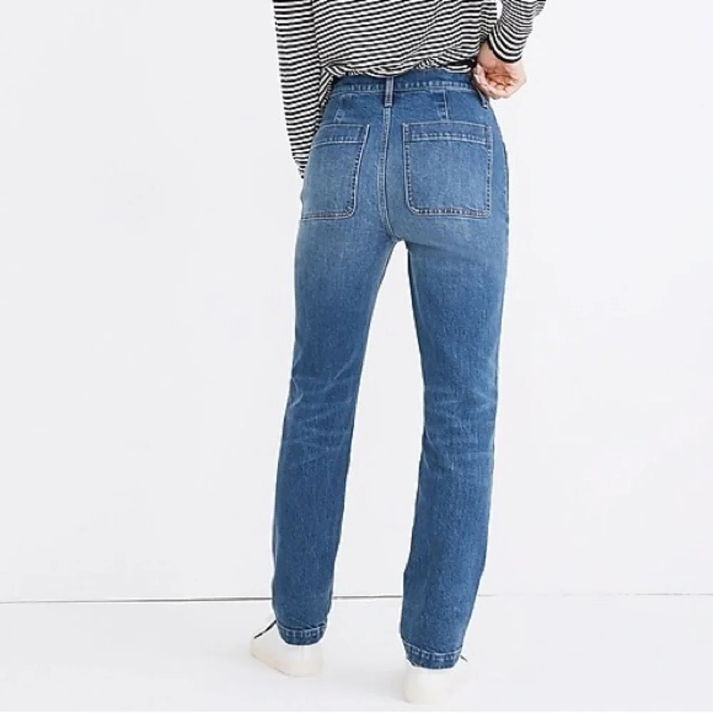 Madewell Classic Straight Jeans Marfield Wash Size 25